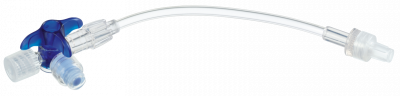 Кран 3-ходовой Дискофикс С с Сэйффлоу 360° синий линия 50 см купить оптом в Ярославле