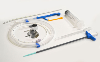 Система для венозно-артериального доступа c портом эллипсовидным PORT TI (титановым) с катетером 8 F и набором для установки купить оптом в Ярославле