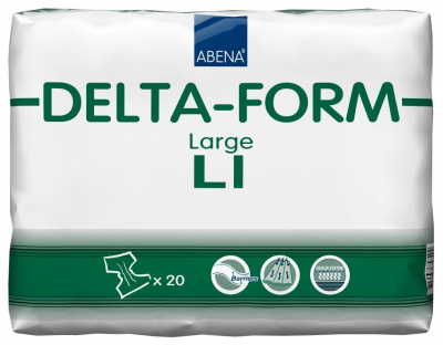 Delta-Form Подгузники для взрослых L1 купить оптом в Ярославле
